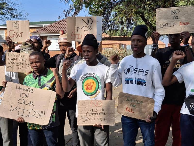 Kwa-Thema community marches for child protection and GBVF awareness ...