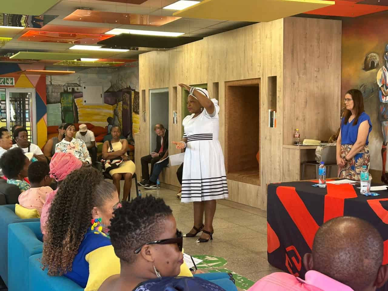Women entrepreneurs in Alexandra mobilise for an empowerment session