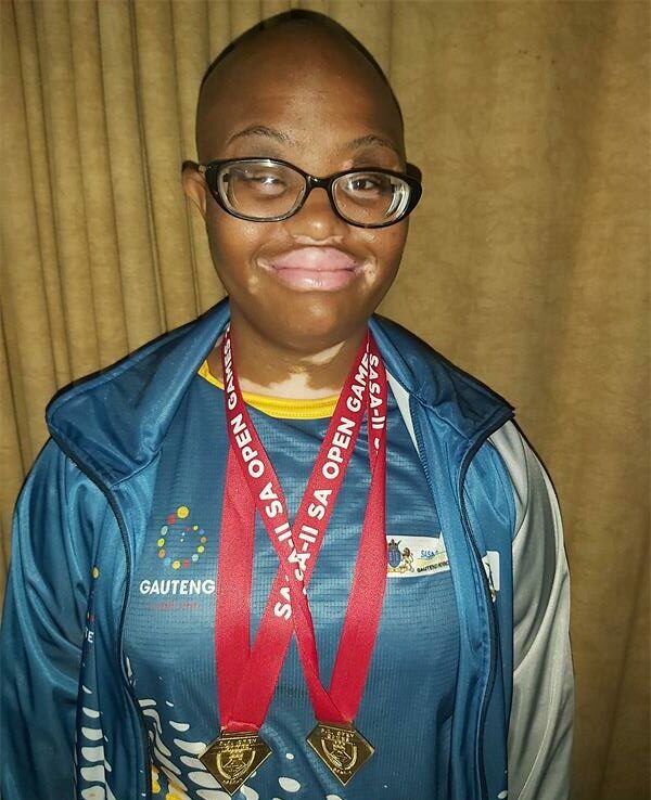Learner with Down’s syndrome wins double gold at games Boksburg