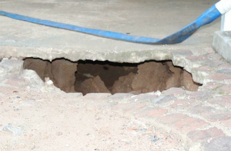 Report on early signs of sinkholes CoE Germiston City News
