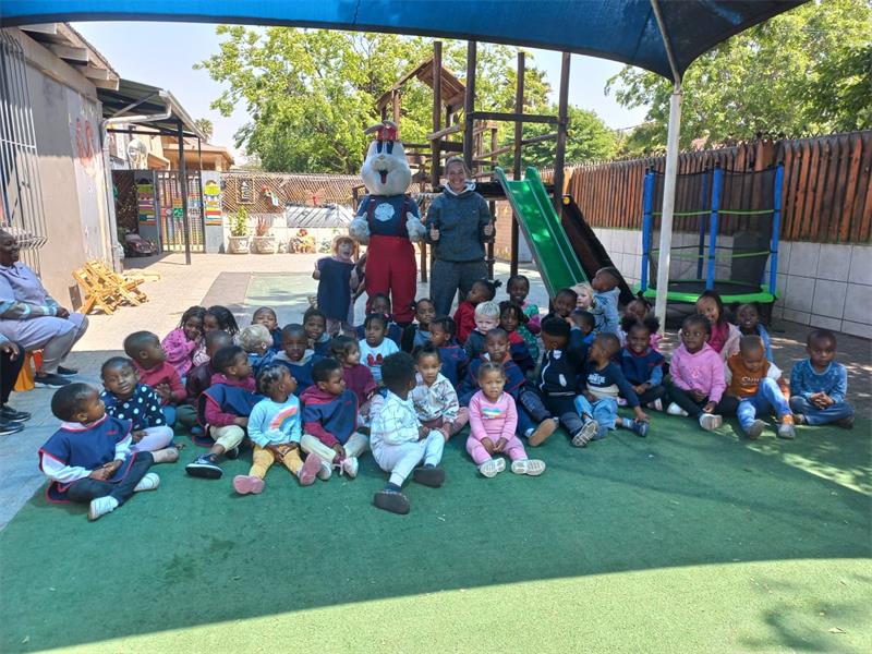 Learners of Pitter Patter Academy learn about fire safety Germiston