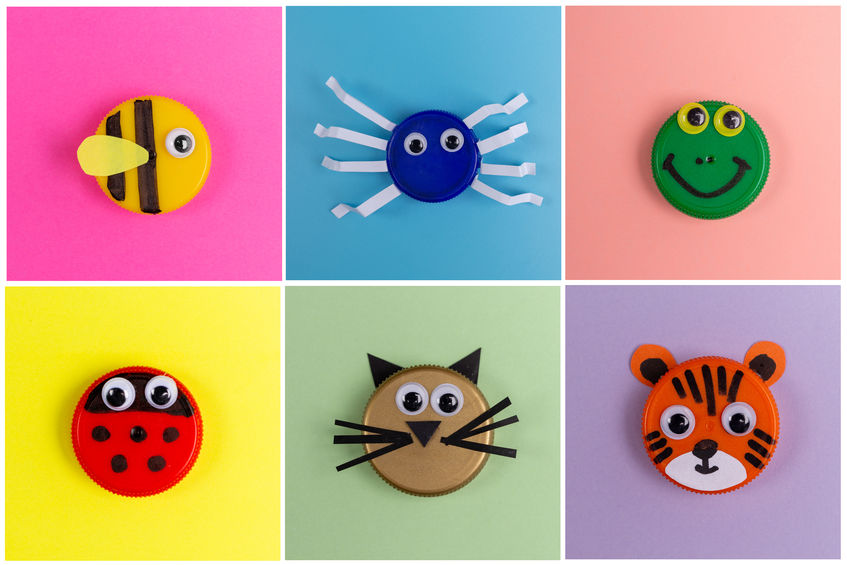 Caps of cuteness Create animal faces with bottle caps Network News