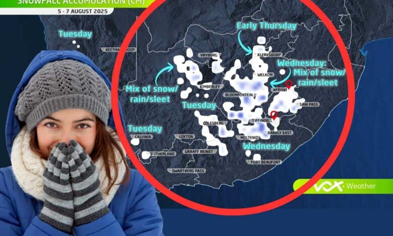 Snow and sleet expected across SA as cold front approaches - LNN ...