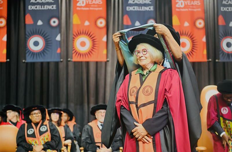 University of Johannesburg confers honorary doctorate on iconic poet