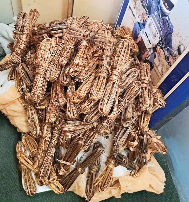 Four suspects nabbed for possession of stolen copper | Northern Natal News