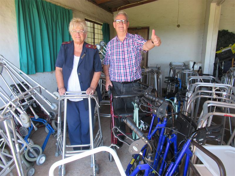 Medical equipment donated by generous Rotarian Charlie South Coast Herald