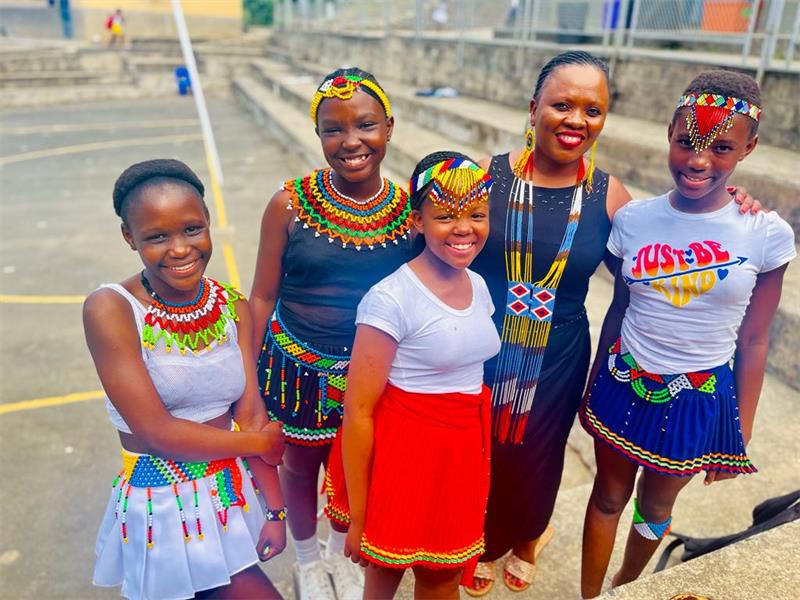 Hlanganani learners dressup for Heritage Day South Coast Herald