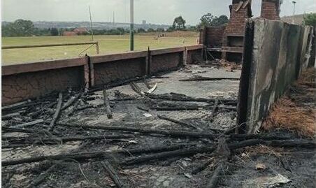 Fire ravages clubhouse in Turffontein | Southern Courier