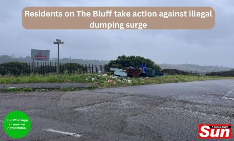 Residents on The Bluff take action against illegal dumping surge ...