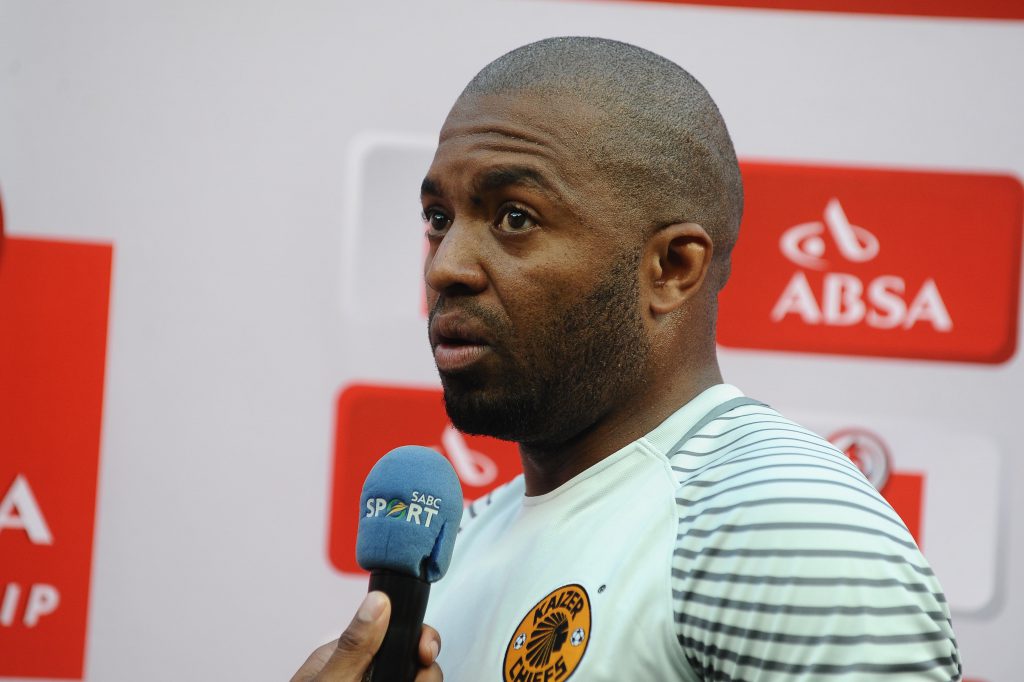 Itumeleng Khune during the Absa Premiership match between Orlando Pirates and Kaizer Chiefs at FNB Stadium. (Photo by Lefty Shivambu/Gallo Images)