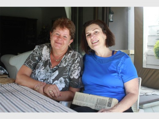 South African Marshagne Smith and Canadian Karen Macleod at Smith’s home in Northwold. Picture: Randburg Sun