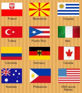Other countries who have legalised cannabis.