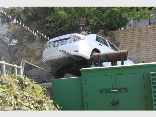 A strange landing at McDonald’s restaurant. Photo: Leseho Manala