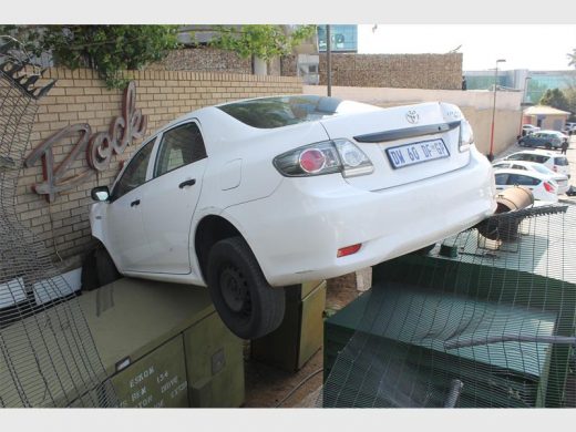 A unique parking space at McDonald’s restaurant in Sandton. Photo: Leseho Manala