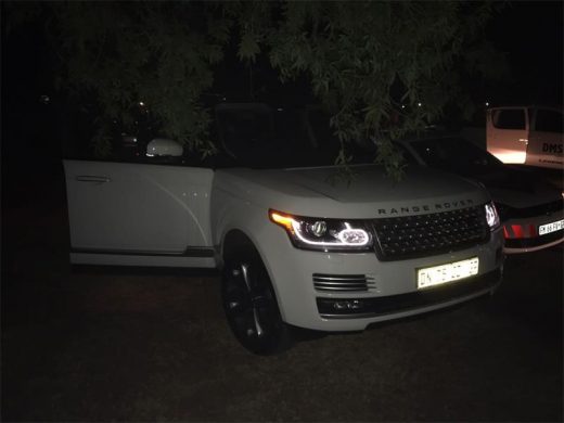 The hijacked Range Rover. Photo: Supplied. 