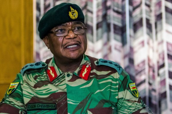 Zimbabwe's army chief General Constantino Chiwenga warned President Robert Mugabe to "stop" purges of the ruling ZANU-PF party after Mugabe abruptly sacked vice president Emmerson Mnangagwa last week