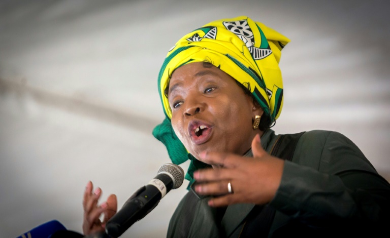 Nkosazana Dlamini-Zuma was locked in a bitter fight with Deputy President Cyril Ramaphosa to lead the African National Congress