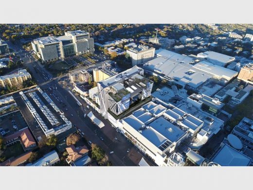 Rosebank Link is adjacent to the Gautrain station in Rosebank.