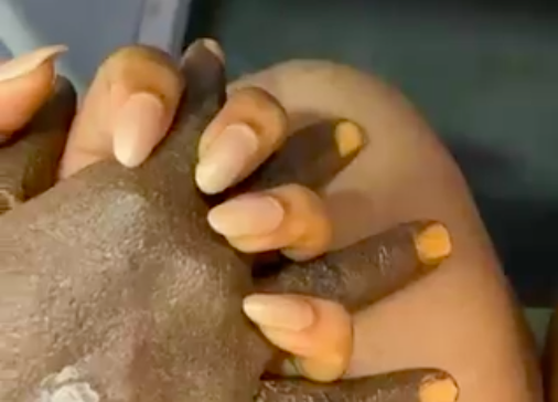 black coffee one hand