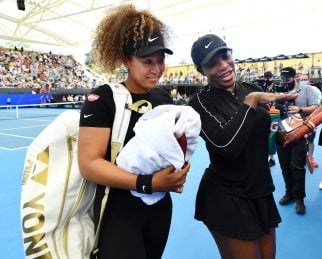 Naomi Osaka and Serena Williams
