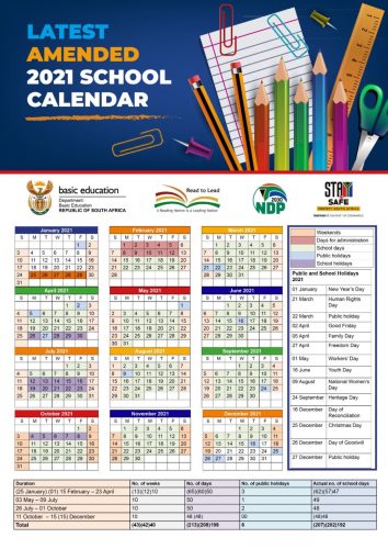2021 school calendar
