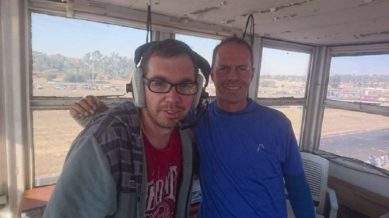 In the commentary box