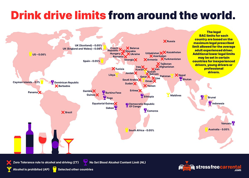 How SA’s blood alcohol limit compares to other countries The Daily Mirror