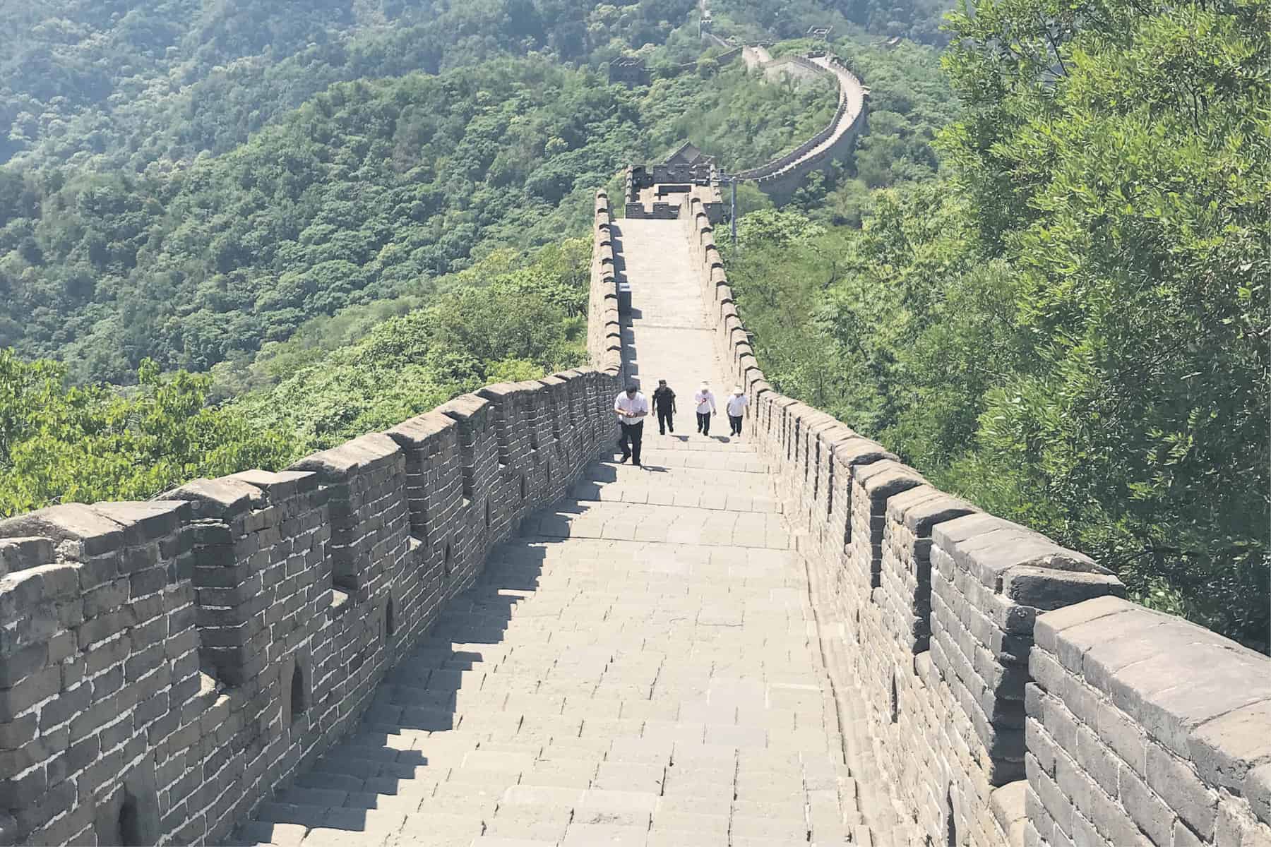 CONNECTED. The Mutianyu section of the Great Wall of China, in Huairou District inside the Biejing city limits. Picture: Amanda Watson