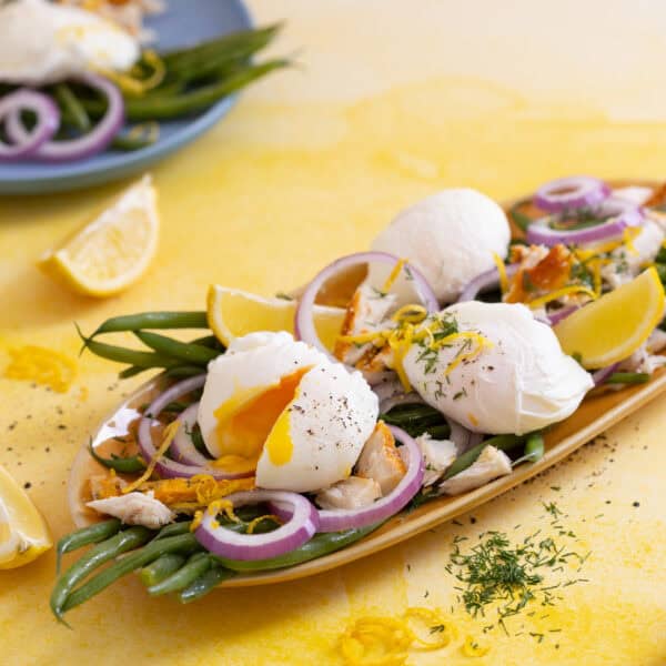 Recipe of the day: Poached egg, smoked fish and green bean salad