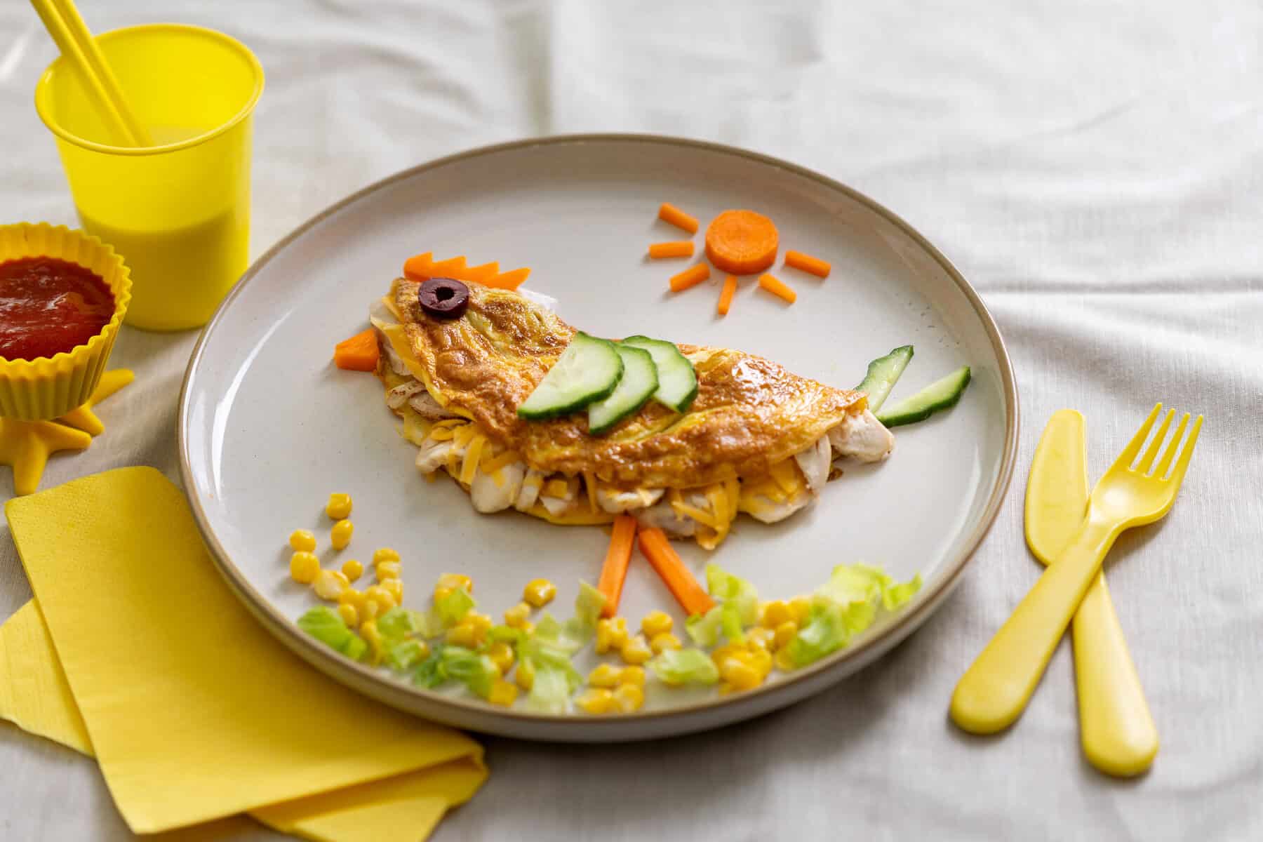 Eggs Chicken Omelette recipe